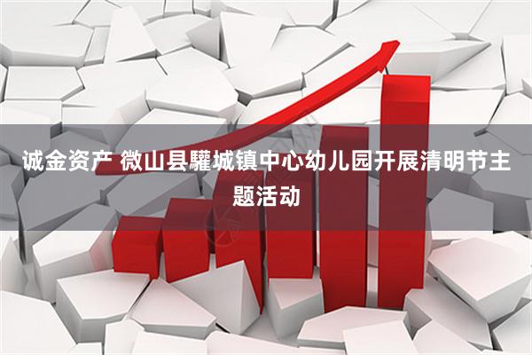 诚金资产 微山县驩城镇中心幼儿园开展清明节主题活动